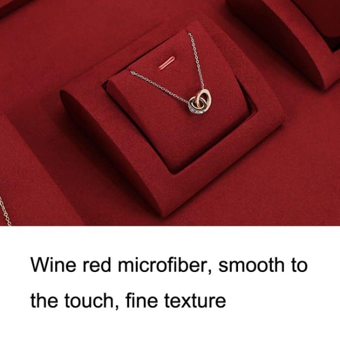 Schmuck-Präsentationsständer, Mikrofaser-Schmuck-Theken-Display-Requisiten – Bild 3