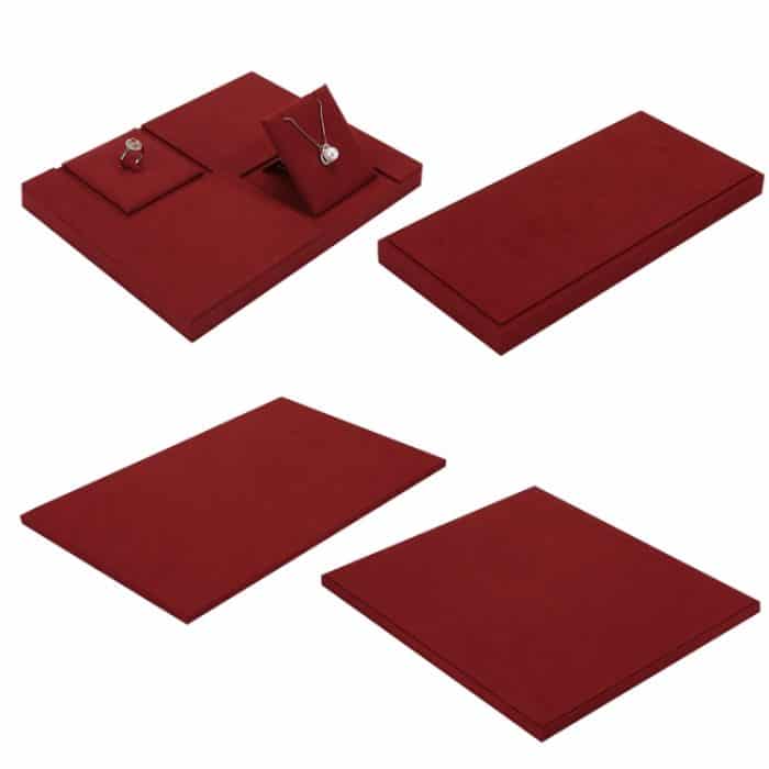 Schmuck-Präsentationsständer, Mikrofaser-Schmuck-Theken-Display-Requisiten – Bild 2