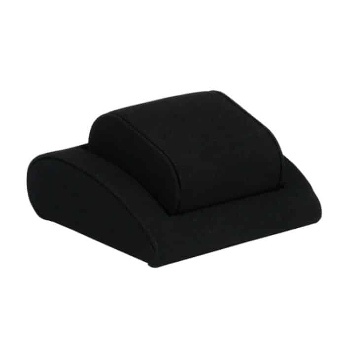 Schwarzer Mikrofaser-Halsketten-Ring-Schmuckständer. Live-Schmuckständer – Bild 1