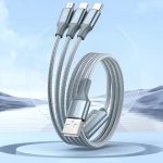 ROMOSS CB25 3-in-1 3,5 A 8-poliges + Micro-USB + Typ-C/USB-C-Kabel – Bild 2