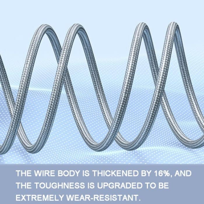 ROMOSS CB25 3-in-1 3,5 A 8-poliges + Micro-USB + Typ-C/USB-C-Kabel – Bild 6