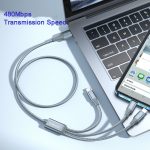 ROMOSS CB25 3-in-1 3,5 A 8-poliges + Micro-USB + Typ-C/USB-C-Kabel – Bild 7