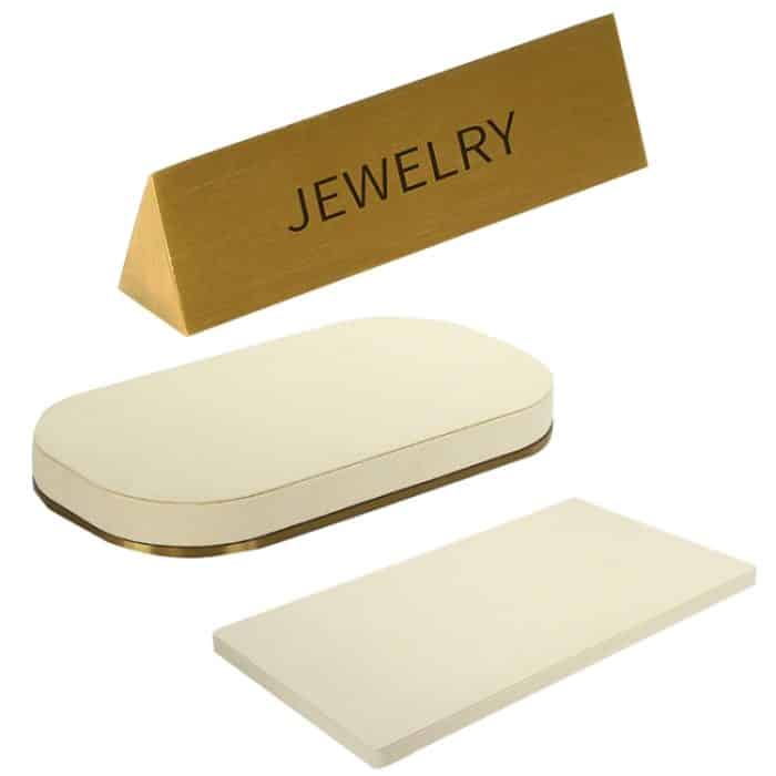 Fenster-Schmuck-Display-Requisiten, Halskette, Ohrringe, Ring, Schmuckständer – Bild 2