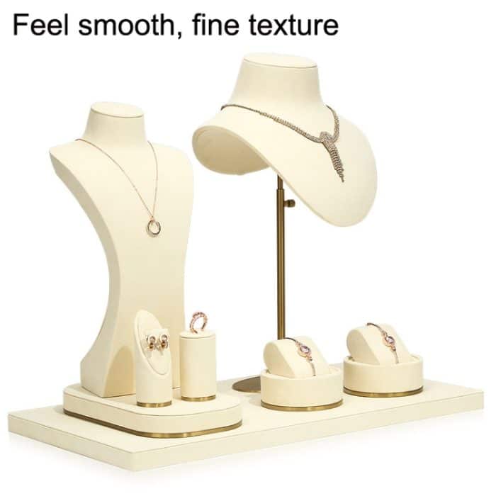 Fenster-Schmuck-Display-Requisiten, Halskette, Ohrringe, Ring, Schmuckständer – Bild 4