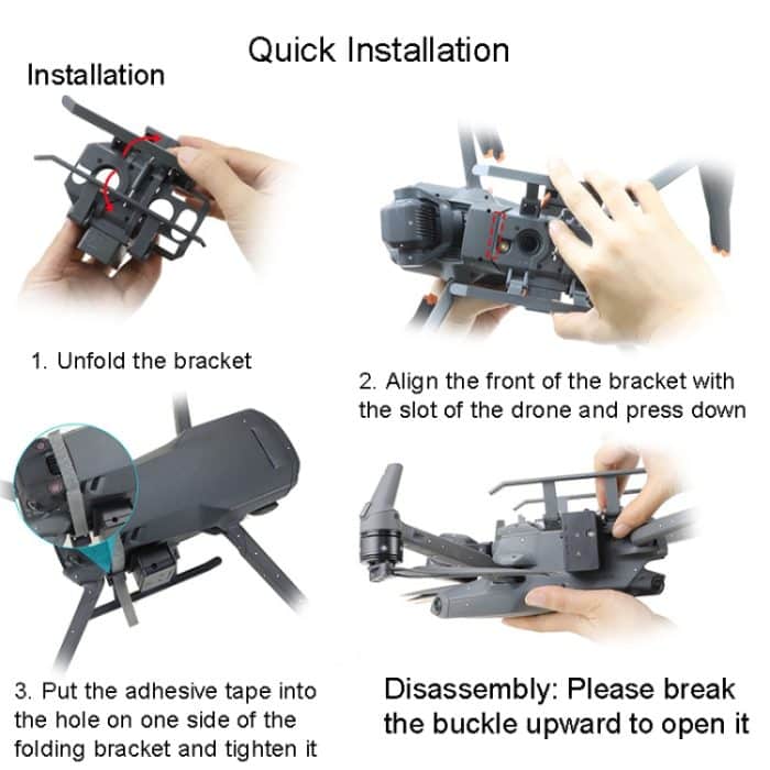 Für DJI Mavic 3 Pro / 3 / 3 Classic / 3 Cine Robotic Arm Thrower Aerial Thrower – Bild 5