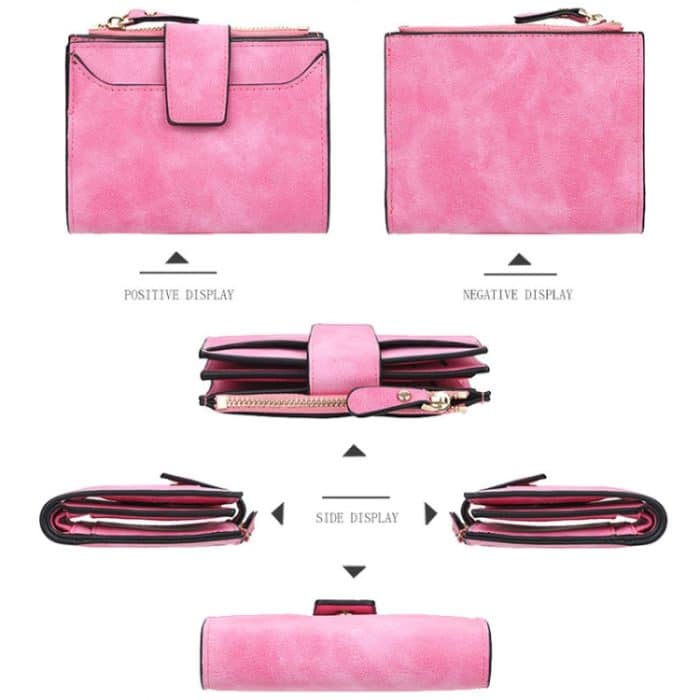 Baellerry Damen-Geldbörse mit großem Fassungsvermögen, kurze Geldbörse, multifunktionale Geldbörse mit mehreren Karten – Bild 4