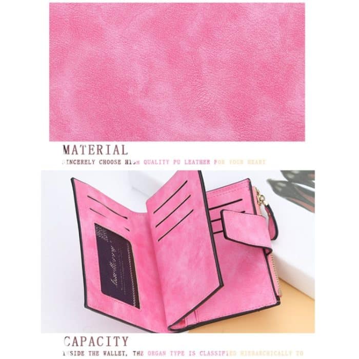 Baellerry Damen-Geldbörse mit großem Fassungsvermögen, kurze Geldbörse, multifunktionale Geldbörse mit mehreren Karten – Bild 7