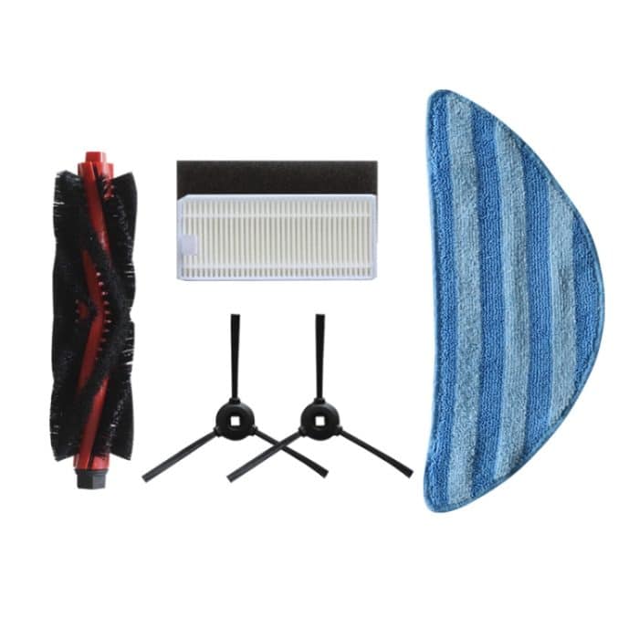 Für Levant M200/M201/M520M/M571/T700 Kehrmaschinenzubehör, Roller Brush, 1pair Side Brushes, Filter, Mop – Bild 2