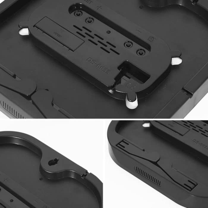 6633 LED-Bildschirm, digitale Anzeige, Timing, Desktop-Wecker, Wohnzimmer-Hängeuhr, 6633 Blue White Green, 6633 White Light, 6633 Blue Light, 6633 Orange Light, 6633 Green Ligh – Bild 9