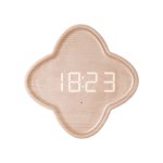 G236 LED-Digitalanzeige, Blumenform, Wohnzimmer-Wanduhr