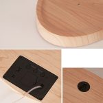 G236 LED-Digitalanzeige, Blumenform, Wohnzimmer-Wanduhr – Bild 6