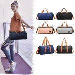 Wasserdichte Sporttasche mit großem Fassungsvermögen und trockener und nasser Trennung. Handliche, lässige Yoga-Tasche, 9920 Blue, 9920 Black, 9921 Gray, 9921 Blue, 9921 Pink, 9921 Black – Bild 5