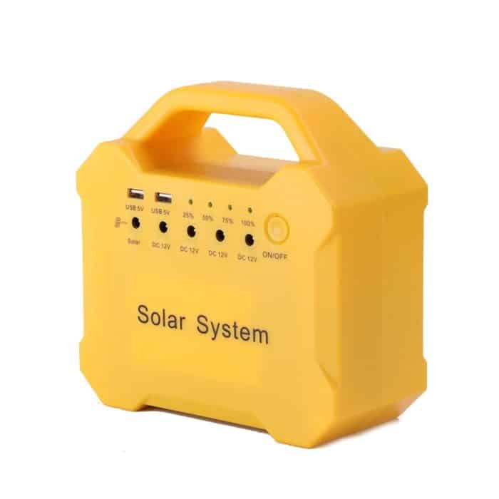 7AH 10W Solarpanel Notlicht Wiederaufladbares LED-Solarenergie-Kit – Bild 2