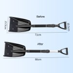 Fahrzeugmontierte, vergrößerte, abnehmbare Schneeschaufel für den Winter – Bild 3