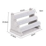 Abnehmbarer Armreifenständer aus Samt für Uhren und Schmuck – Bild 6