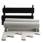 Abnehmbarer Armreifenständer aus Samt für Uhren und Schmuck – Bild 2