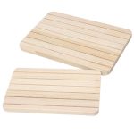 Holz-Schmuck-Display-Tablett mit schrägem Schlitz, Halskette, Ohrringe, Ring, Aufbewahrung, Organizer, Brett, Putting-Requisite – Bild 2