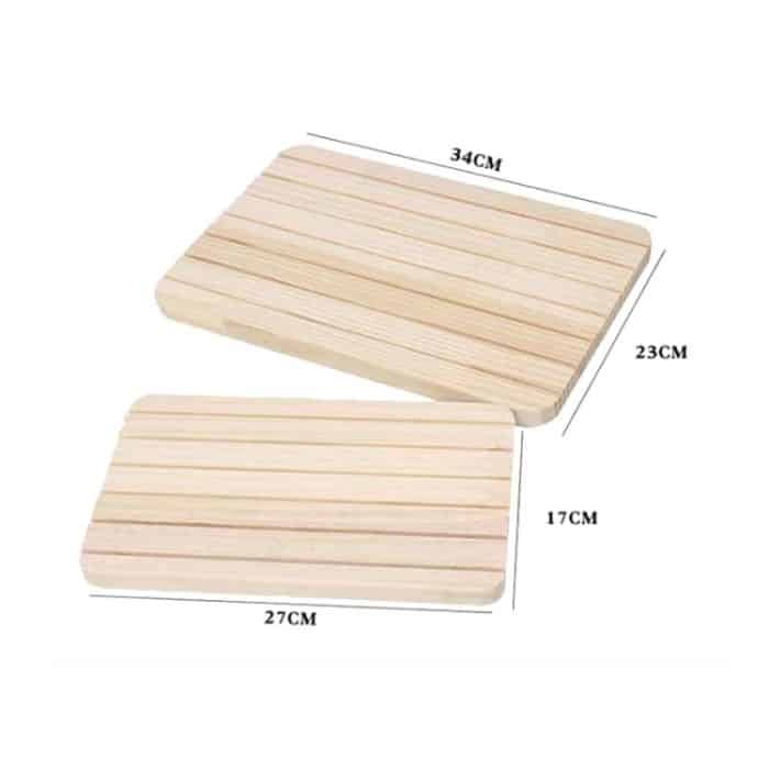 Holz-Schmuck-Display-Tablett mit schrägem Schlitz, Halskette, Ohrringe, Ring, Aufbewahrung, Organizer, Brett, Putting-Requisite – Bild 3