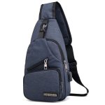 MeiJieLuo Einfache Männer Brusttasche Sport Jugend Schulter Umhängetasche