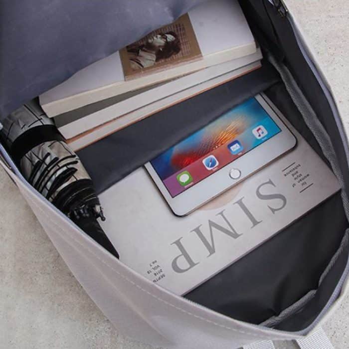 4 teile/satz Student Schultasche Casual Outdoor Reisen Umhängetasche – Bild 7