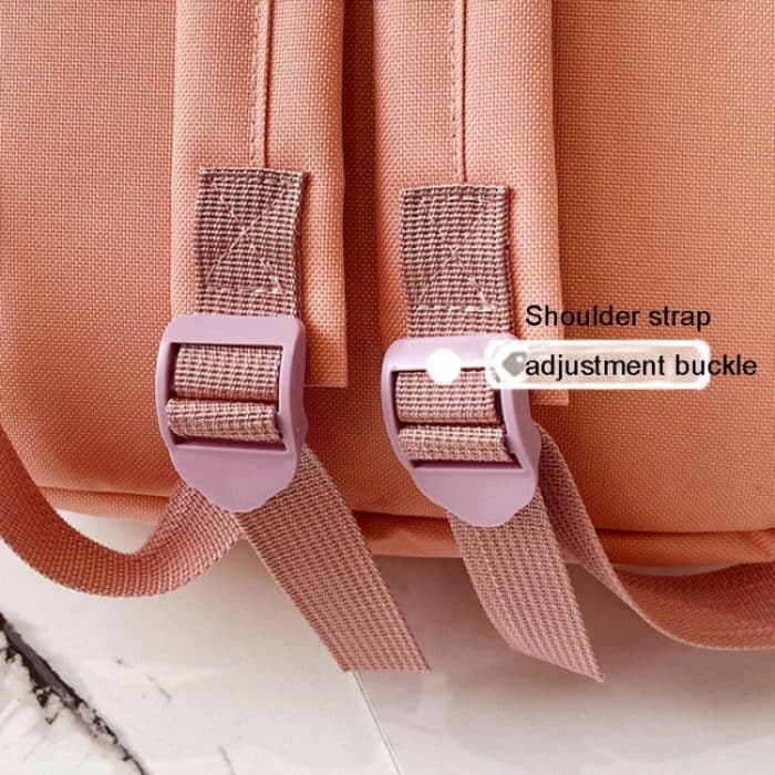 Frauen Student Schultasche Harajuku Stil Schulterrucksäcke – Bild 7