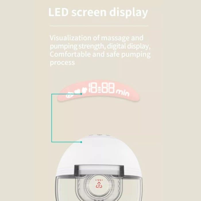 Elektrische tragbare Milchpumpe mit LED-Anzeige, 3 Modi und 12 Stufen, S21 Single, S21 Double – Bild 8