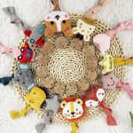 Tierkopf Schnullerkette Neugeborener Schnullerclip, Lion, Elephant, Giraffe, Car, Dinosaur, Gray Star, Grid Love, Fox, Dog, Pink Stars, Crown, Airplane, Bears, Rabbit – Bild 7