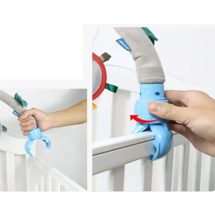 Kleinkind-Baby-Kinderzimmer-Spielzeug-Bett-Krippen-Bogen-Spielzeug-Wagen-Anhänger – Bild 4