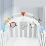 Kleinkind-Baby-Kinderzimmer-Spielzeug-Bett-Krippen-Bogen-Spielzeug-Wagen-Anhänger – Bild 8