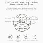 S12 Doppelte elektrische tragbare Milchpumpe mit 2 Modi und 9 einstellbaren Saugstufen – Bild 4