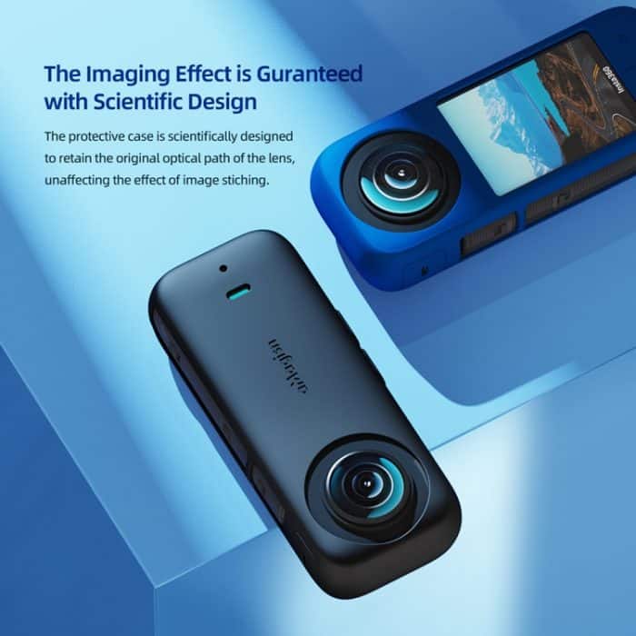 Für Insta360 X3 aMagisn Body Silikon-Schutzhülle, Body+Lens Case (Black), Body+Lens Case (Blue), Body Case (black), Body Case (Blue), Lens Case (Black), Lens Case (Blue) – Bild 11