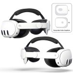 Für Oculus/Meta Quest 3 VR verstellbares Elite-Headset-Kopfband, Elite Headset White, Elite Headset Black – Bild 3
