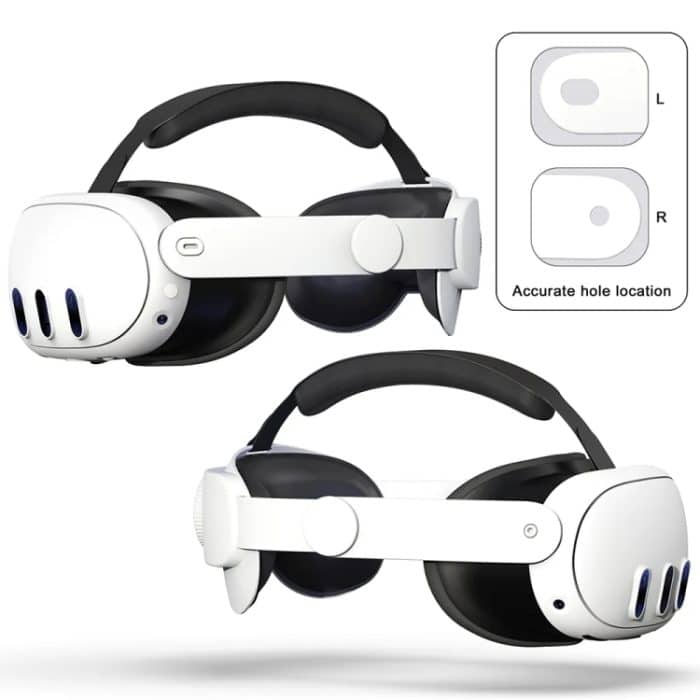 Für Oculus/Meta Quest 3 VR verstellbares Elite-Headset-Kopfband, Elite Headset White, Elite Headset Black – Bild 3