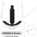 Für Oculus/Meta Quest 3 VR verstellbares Elite-Headset-Kopfband, Elite Headset White, Elite Headset Black – Bild 4
