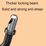 Wasserdichtes Vorhängeschloss aus Kupfer mit Diebstahlschutz, Small, Medium, Large, Extra Large – Bild 7