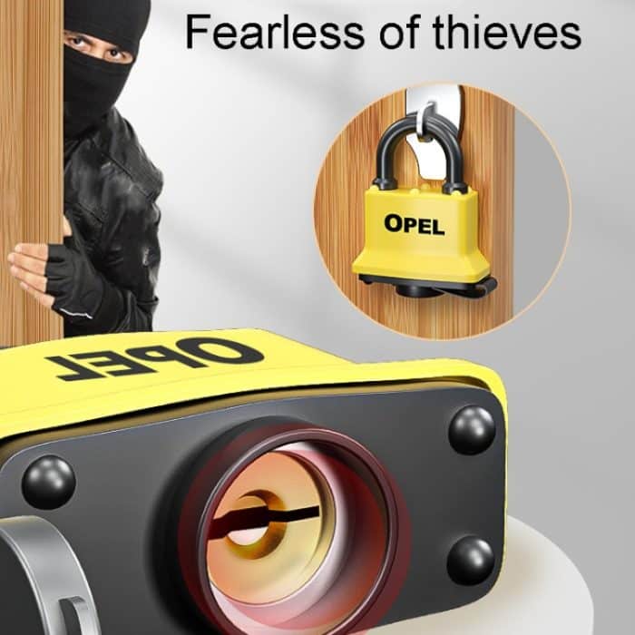 Wasserdichtes Vorhängeschloss aus Kupfer mit Diebstahlschutz, Small, Medium, Large, Extra Large – Bild 10