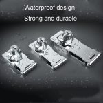 Kein Lochhaken mit abschließbarer Haspe, Kommoden-Türschloss mit Eisenschlüssel, 2.5 inch Interlocking, 2.5 inch Non-Interlocking, 3 inch Interlocking, 3 inch Non-Interlocking, 4 inch Interlocking, 4 inch Non-Interlocking – Bild 3