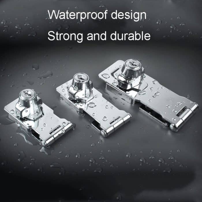 Kein Lochhaken mit abschließbarer Haspe, Kommoden-Türschloss mit Eisenschlüssel, 2.5 inch Interlocking, 2.5 inch Non-Interlocking, 3 inch Interlocking, 3 inch Non-Interlocking, 4 inch Interlocking, 4 inch Non-Interlocking – Bild 3