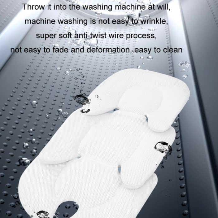 Kinderwagen-Sitzkissen, Sicherheits-Sitzschutzkissen, Black, White, Gray White, Black White – Bild 5