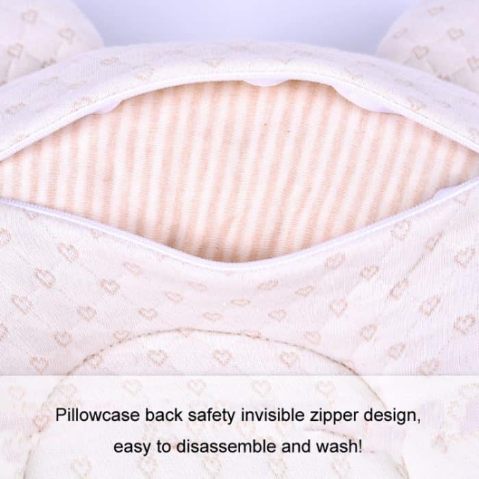 0–1 Jahre altes Babykissen, Anti-Kopf-Ablenkungs-förmiges Kinderkissen, Love Silk Floss Filling, Bear Silk Floss Filling, Pentagon Silk Floss Filling, Love Latex Filling, Bear Latex Filling, Pentagon Latex Filling – Bild 6