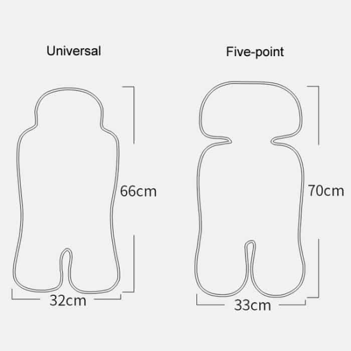 Kinderwagenmatte, Sitzkissen, Sicherheitssitz, Eisseidenkissen, Five-point Radish Rabbit, Five-point Blue Whale, Five-point Little Green Dragon, Universal Radish Rabbit, Universal Blue Whale, Universal Little Green Dragon – Bild 3