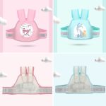 Anti-Fall-Atmungsaktiver Kindersicherheitsgurt für Elektromotorräder, Four Seasons Pink Elephant, Four Seasons Green Fox, 3D Breathable Pink, 3D Breathable Blue – Bild 2