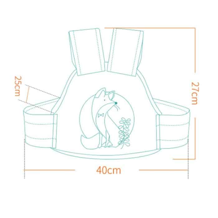 Anti-Fall-Atmungsaktiver Kindersicherheitsgurt für Elektromotorräder, Four Seasons Pink Elephant, Four Seasons Green Fox, 3D Breathable Pink, 3D Breathable Blue – Bild 3