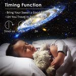 Galaxy Nachtlicht Stern Projektor LED Tischlampe Kinderzimmer Dekor mit 12 Stück Filmscheibe – Bild 6