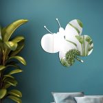 Acryl-Schmetterling-Stereo-Wandaufkleber, Schlafzimmer, Wohnzimmer, Hintergrund, Wanddekoration, weicher Spiegel, Butterfly