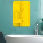 Runde Eckmodelle, rechteckiger Acrylspiegel, Stereo-Wandaufkleber, Heimdekoration, weicher Spiegel, 4pcs 15cm x 10cm, 4pcs 20cm x 13cm, 4pcs 30cm x 20cm, 4pcs 42cm x 27cm – Bild 3