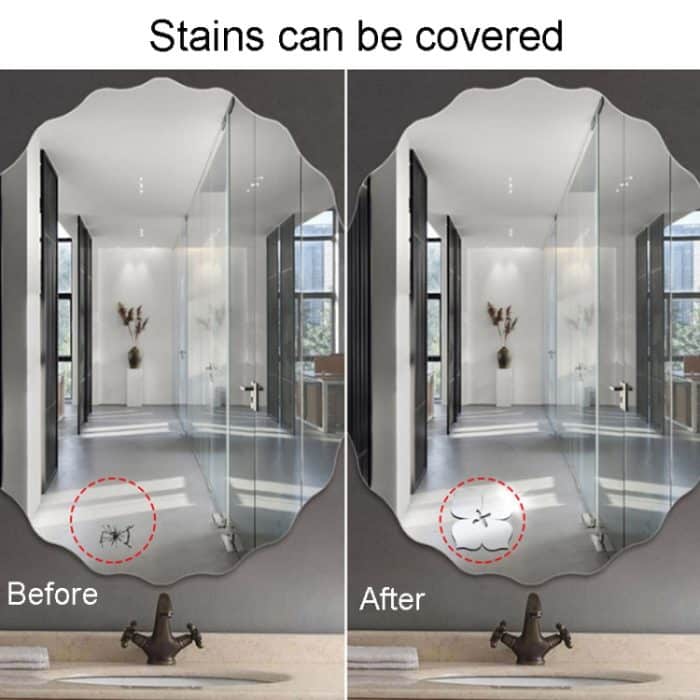 18 teile/satz Acryl Kirschblüte Spiegel Wand Aufkleber Wohnzimmer Schlafzimmer Hintergrund Wand Dekoration, Cherry Blossom – Bild 3