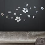 18 teile/satz Acryl Kirschblüte Spiegel Wand Aufkleber Wohnzimmer Schlafzimmer Hintergrund Wand Dekoration, Cherry Blossom – Bild 4