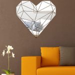 27 teile/satz Acryl Herzförmige Spiegel Wand Aufkleber Hause Dekoration Weichen Spiegel, Heart Shaped – Bild 6