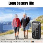 SH-05 Mini-Hörtest. Spezielles Pin-Typ-FM/AM-Zweibandradio mit Clip auf der Rückseite – Bild 7